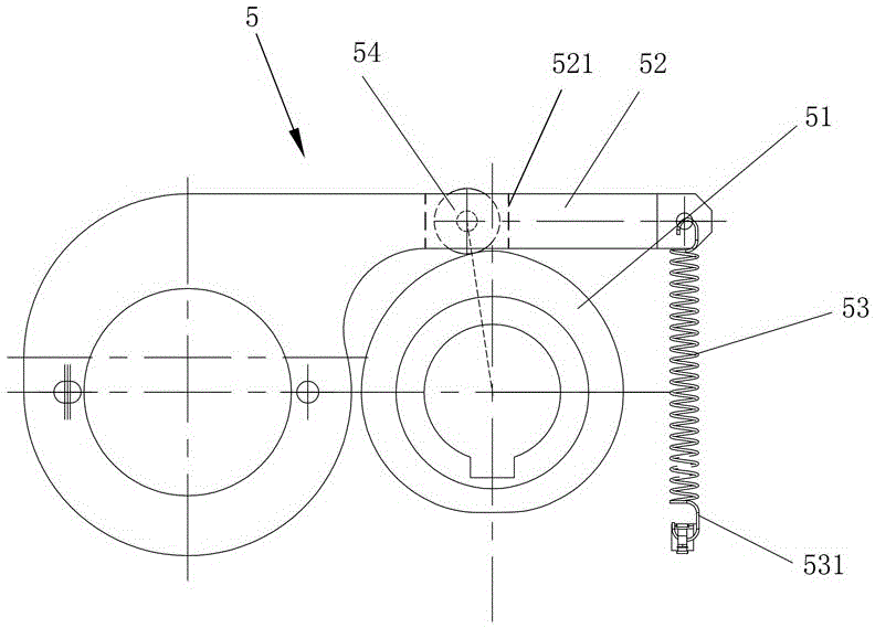 Electrode shaft driving device of extraction electrode