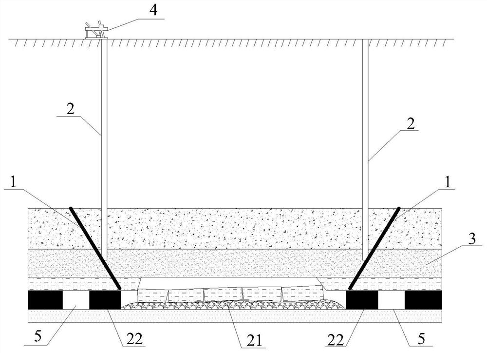 A ground pulse cutting method for hard roof in mining working face