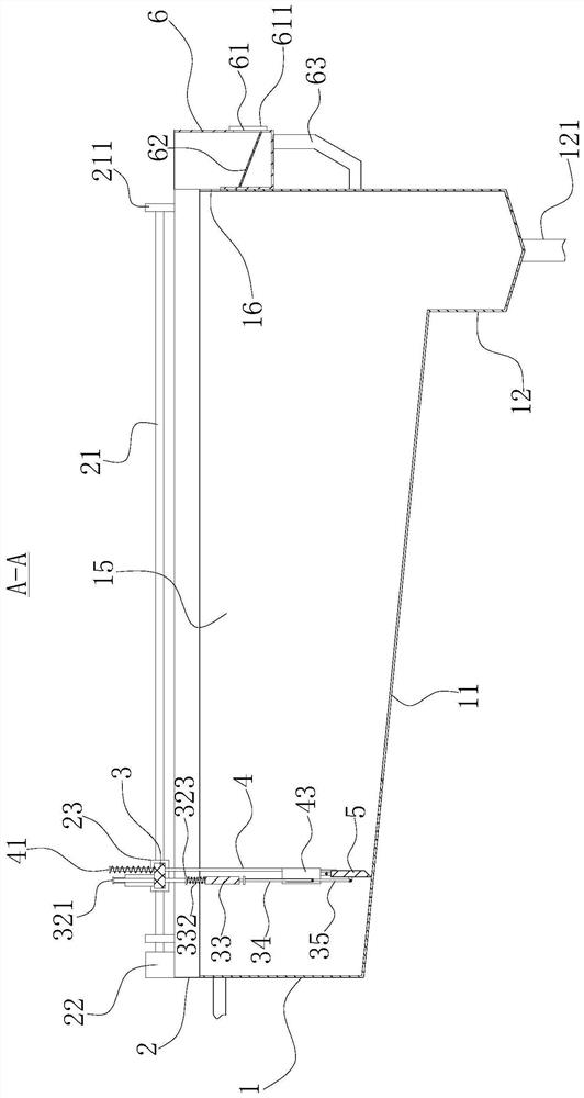 Sewage pretreatment tank