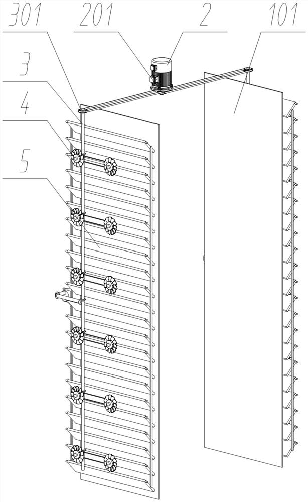 Auxiliary air inlet device for internal ventilation of power distribution cabinet