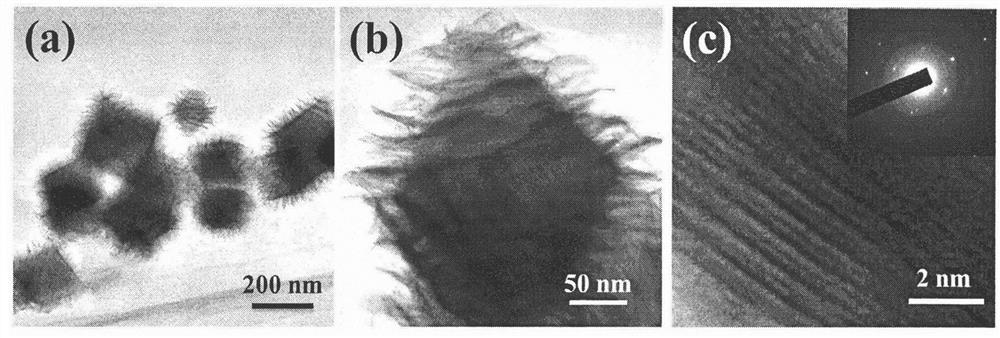 a mno  <sub>2</sub> @mn  <sub>3</sub> o  <sub>4</sub> Core-shell octahedral particle/graphene network composite electrode material