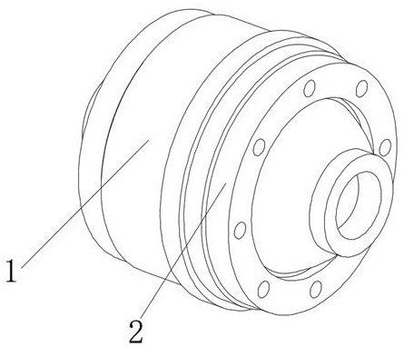 Valve structure without valve rod and capable of resisting water hammer effect