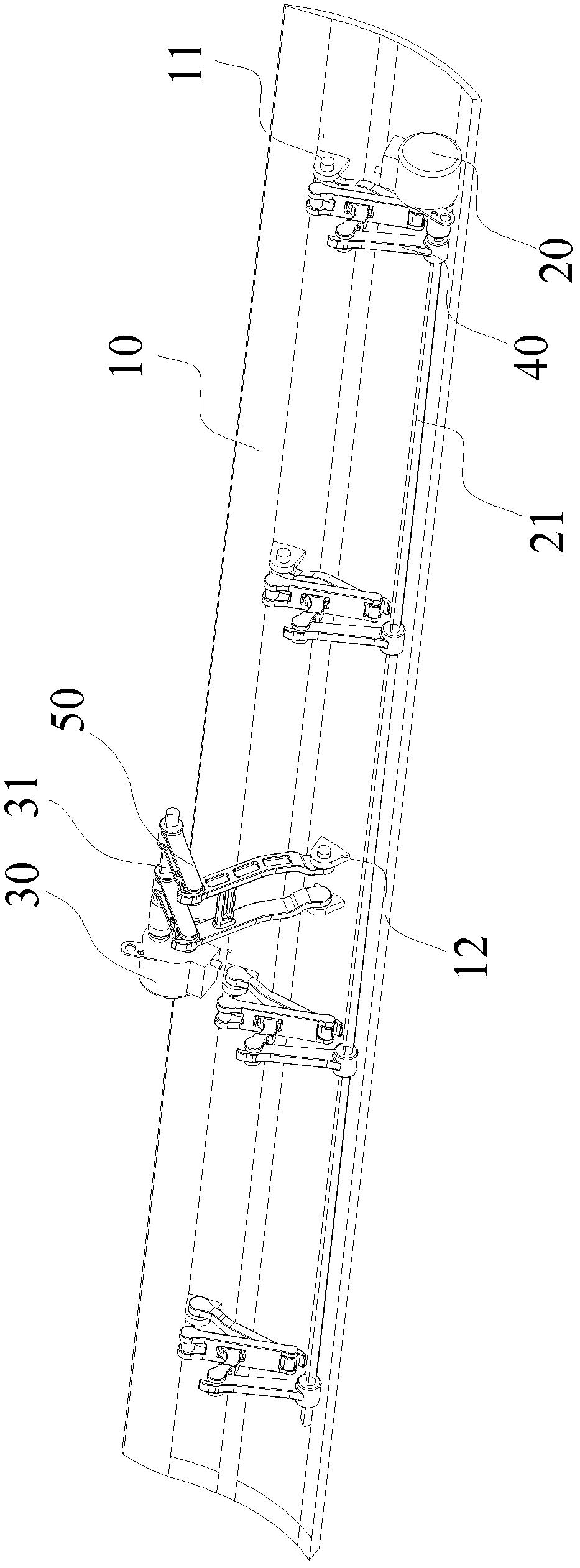 Air ducting mechanism of air conditioner, air conditioner and air supplying method