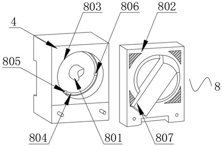 Power switch structure convenient to install and method