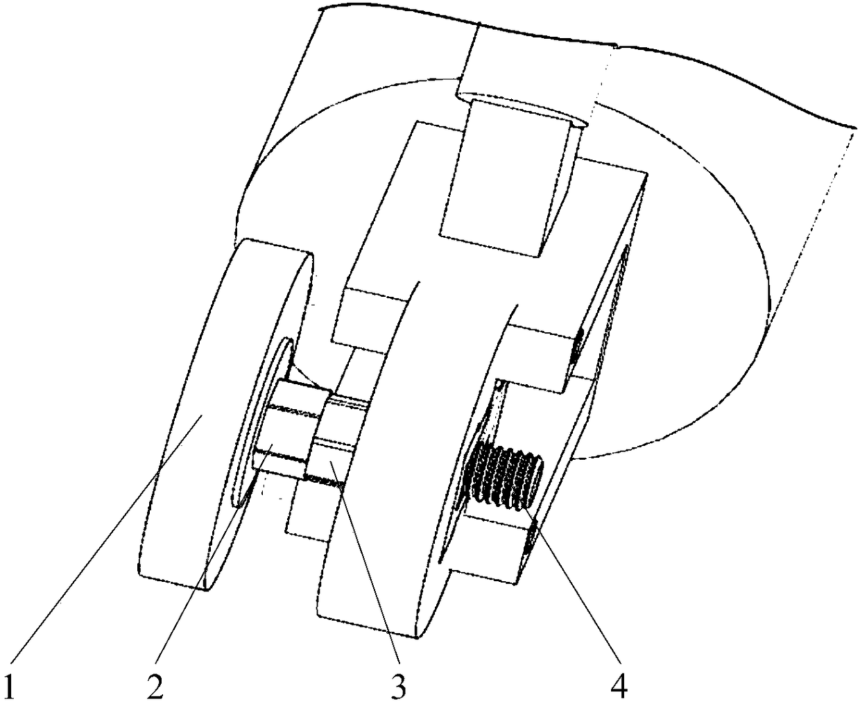 Double-head screw rod anti-loosening and anti-falling device