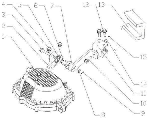 A mounting bracket capable of changing the rotation angle