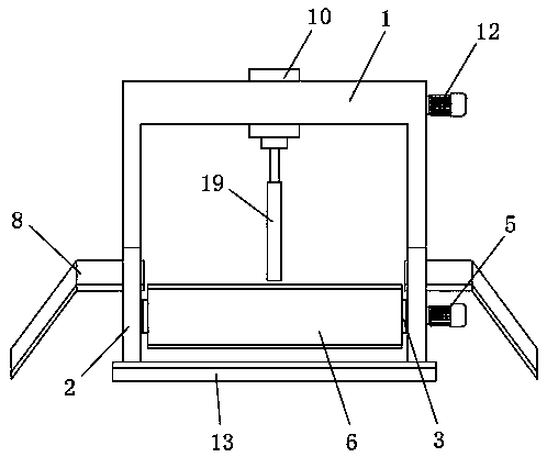 Large-size parcel sorting device used for logistics sorting