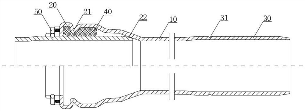 Wear-resistant antibacterial pipeline