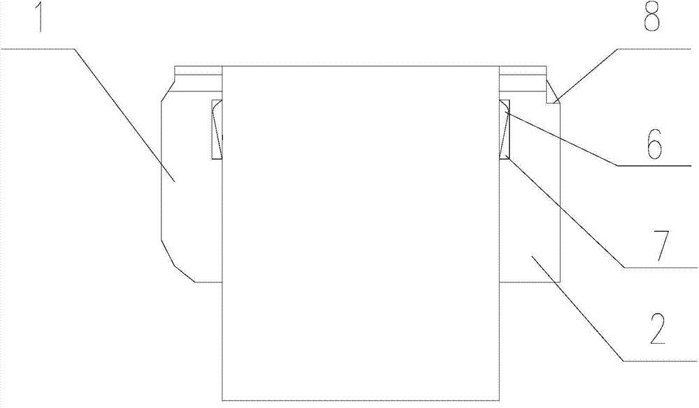 Suspension electromagnet for medium-and-low-speed magnetic levitation train