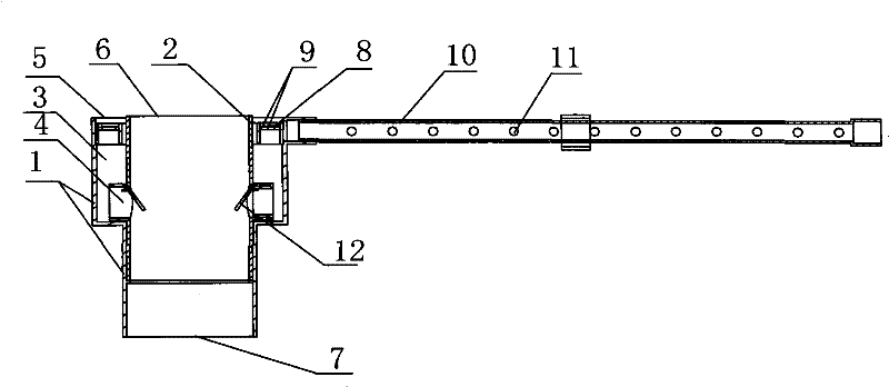 Modularized accumulated water drainage device for drainage and backfill layers of same layer