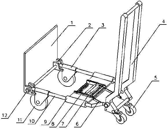 Dual-purpose foldable carrying cart