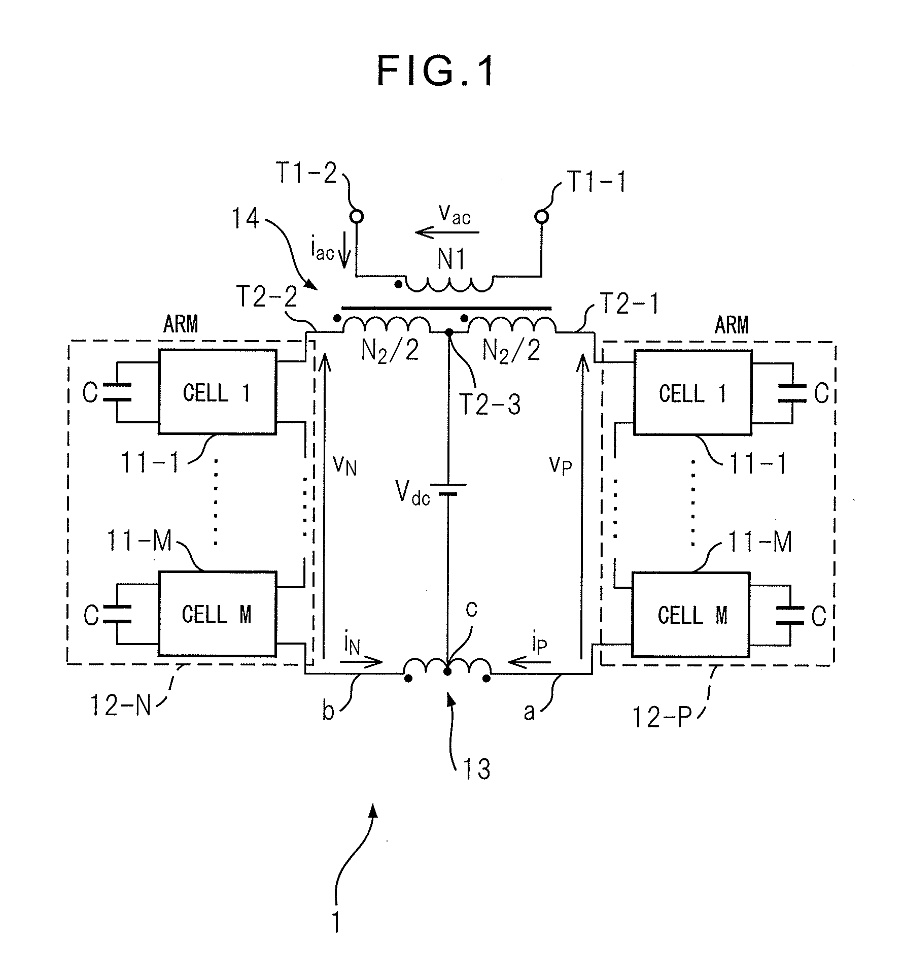 Single-phase power converter, three-phase two-phase power converter, and three-phase power converter