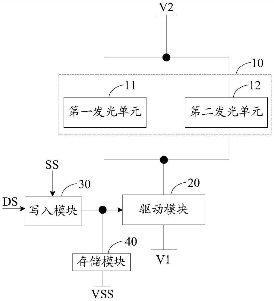 Self-luminous pixel circuit and display panel