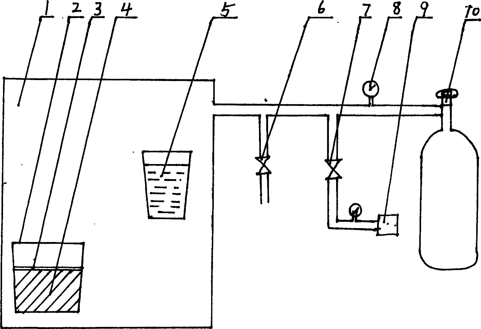 Casting method of vacuum thin wall