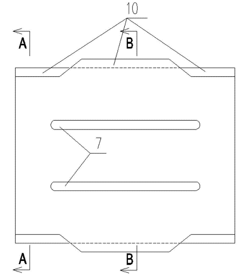 Fence linkage block and production process thereof