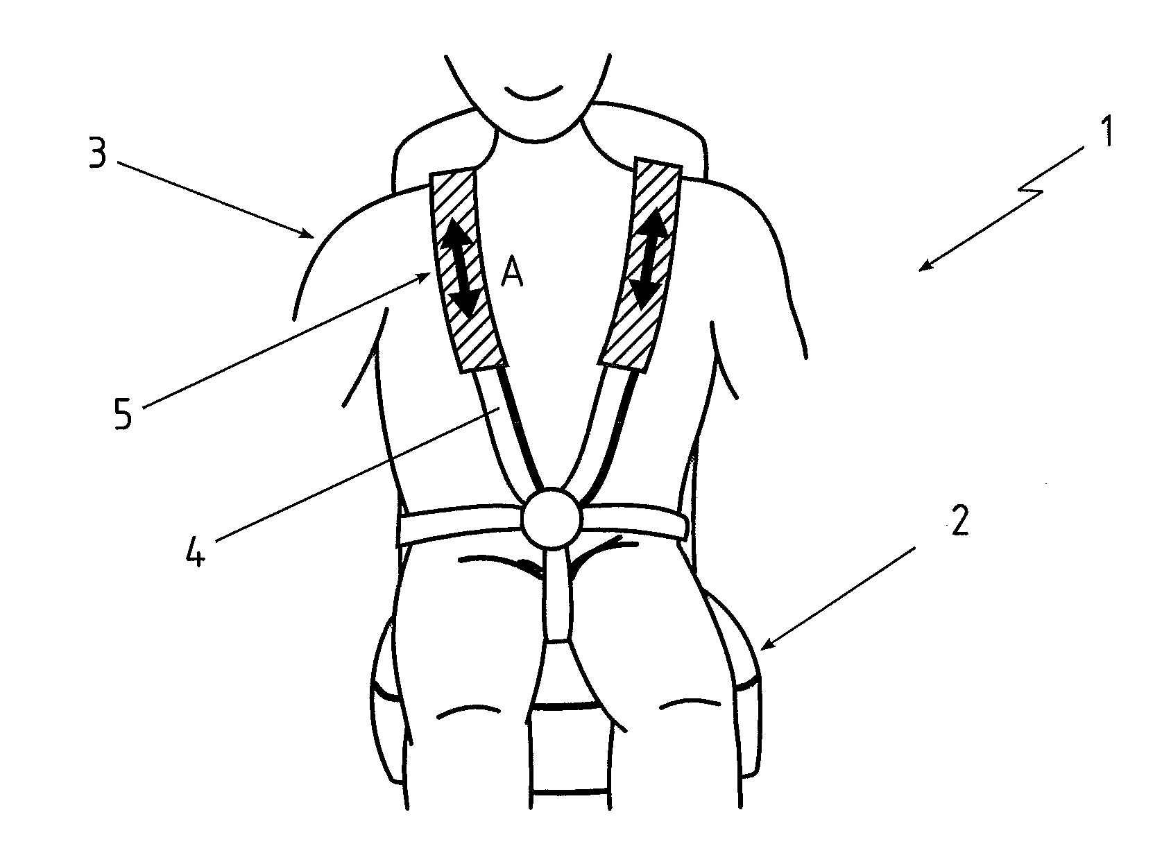 Restraint System with Adjustable Airbag