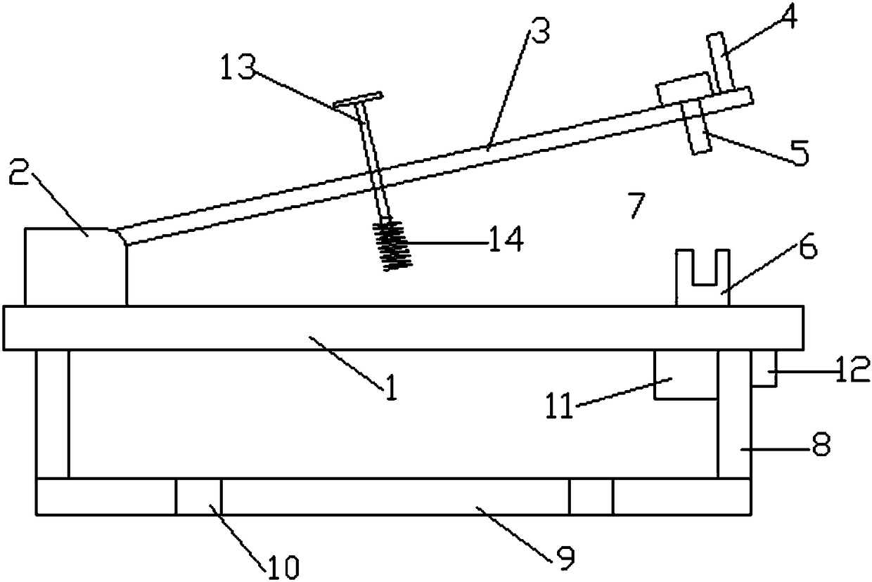 Pressing device for ICT testing fixture