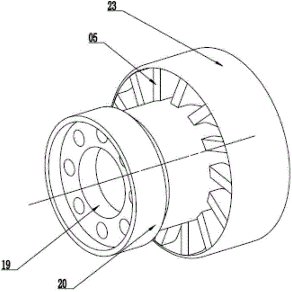 A low-swirl combustor head structure for low emission of aero-engine