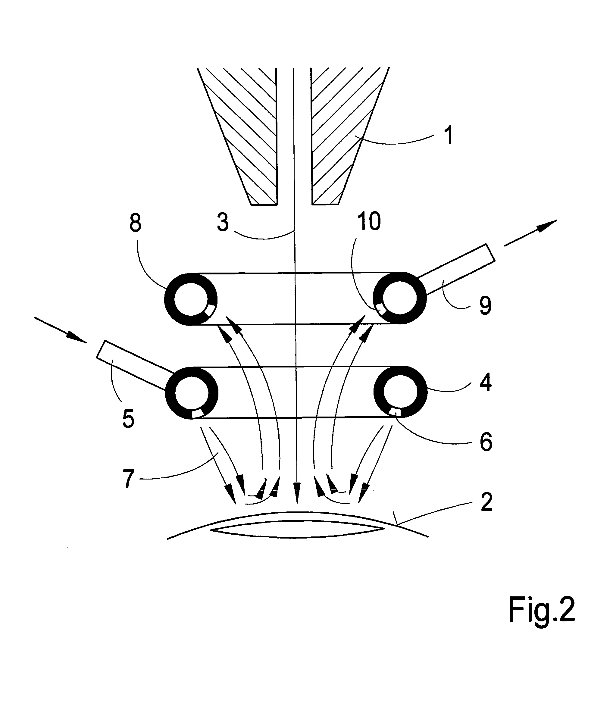 Method and system for the removal of material