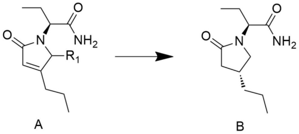 A kind of preparation method of high chiral purity lactam compound