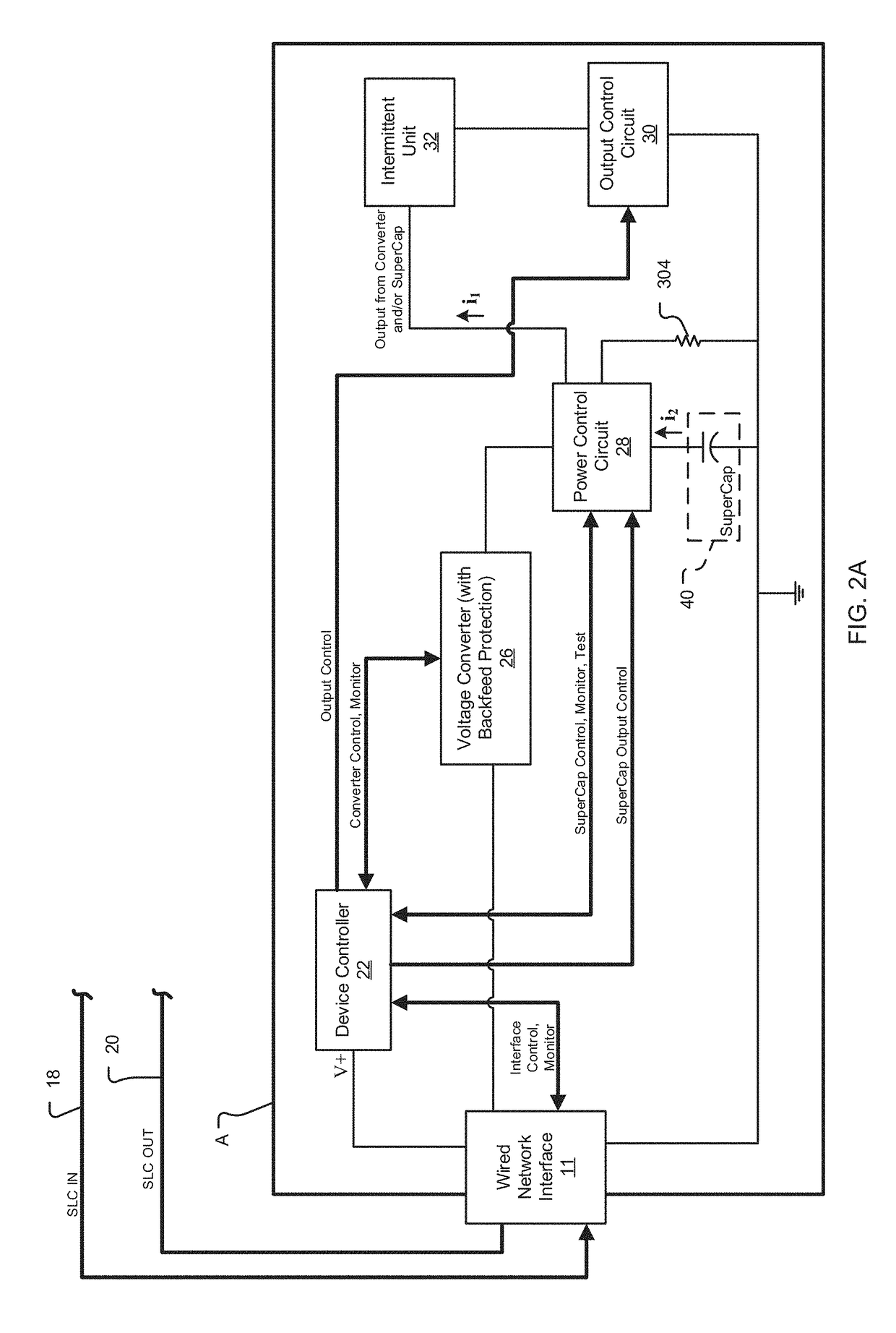 System and method for providing temporary power to intermittent units