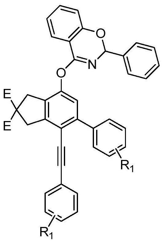 A kind of oxazine phenyl ether derivative and preparation method thereof