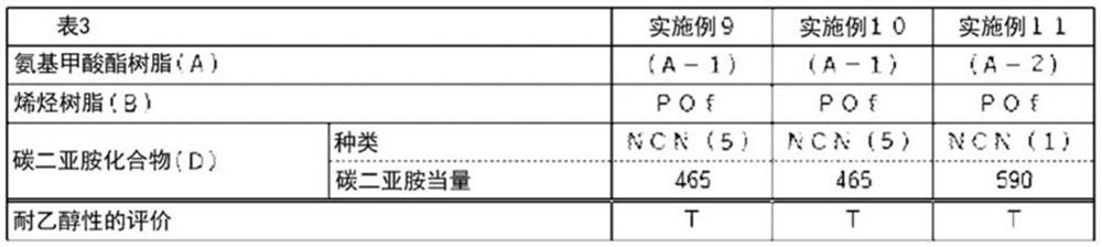 Urethane resin composition, surface treatment agent, and article