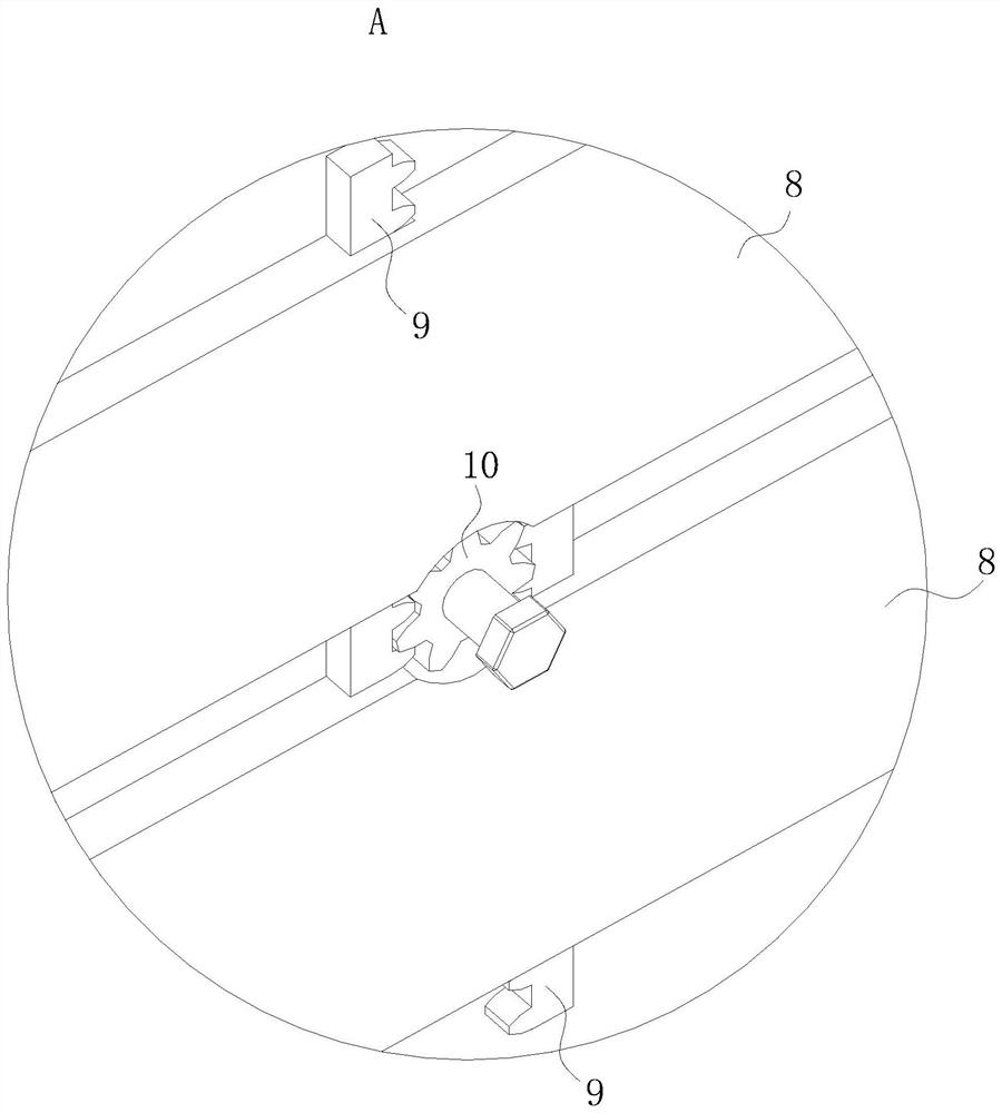 Extruded plastic plate cooling and shaping equipment of screw extruder