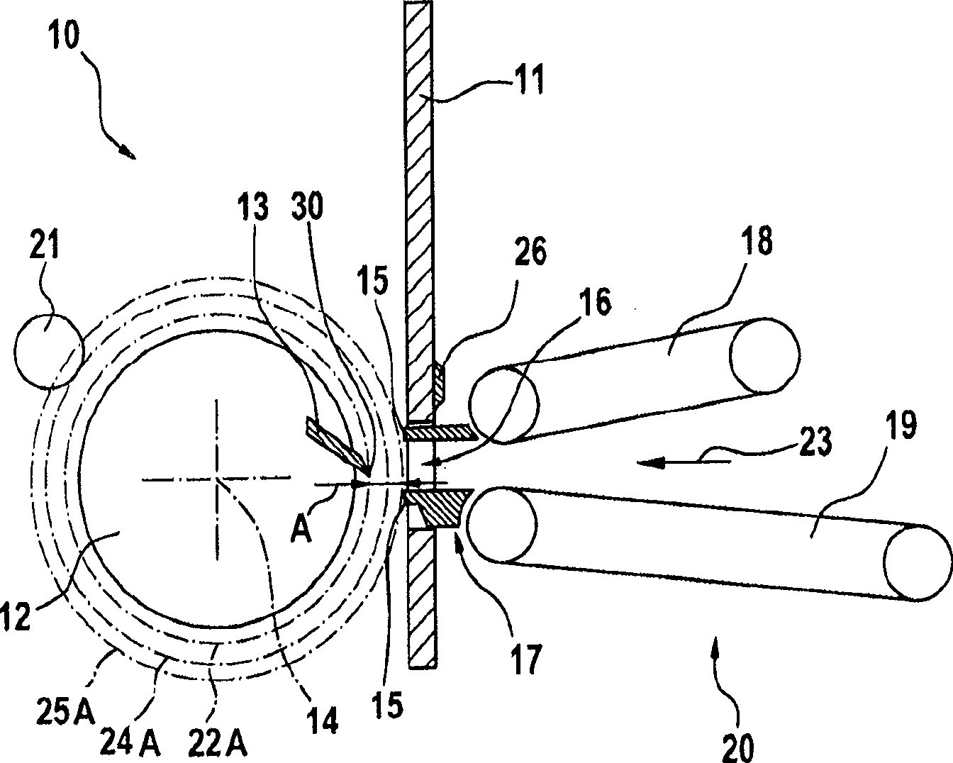 Device and method for cutting tobacco from a tobacco bale
