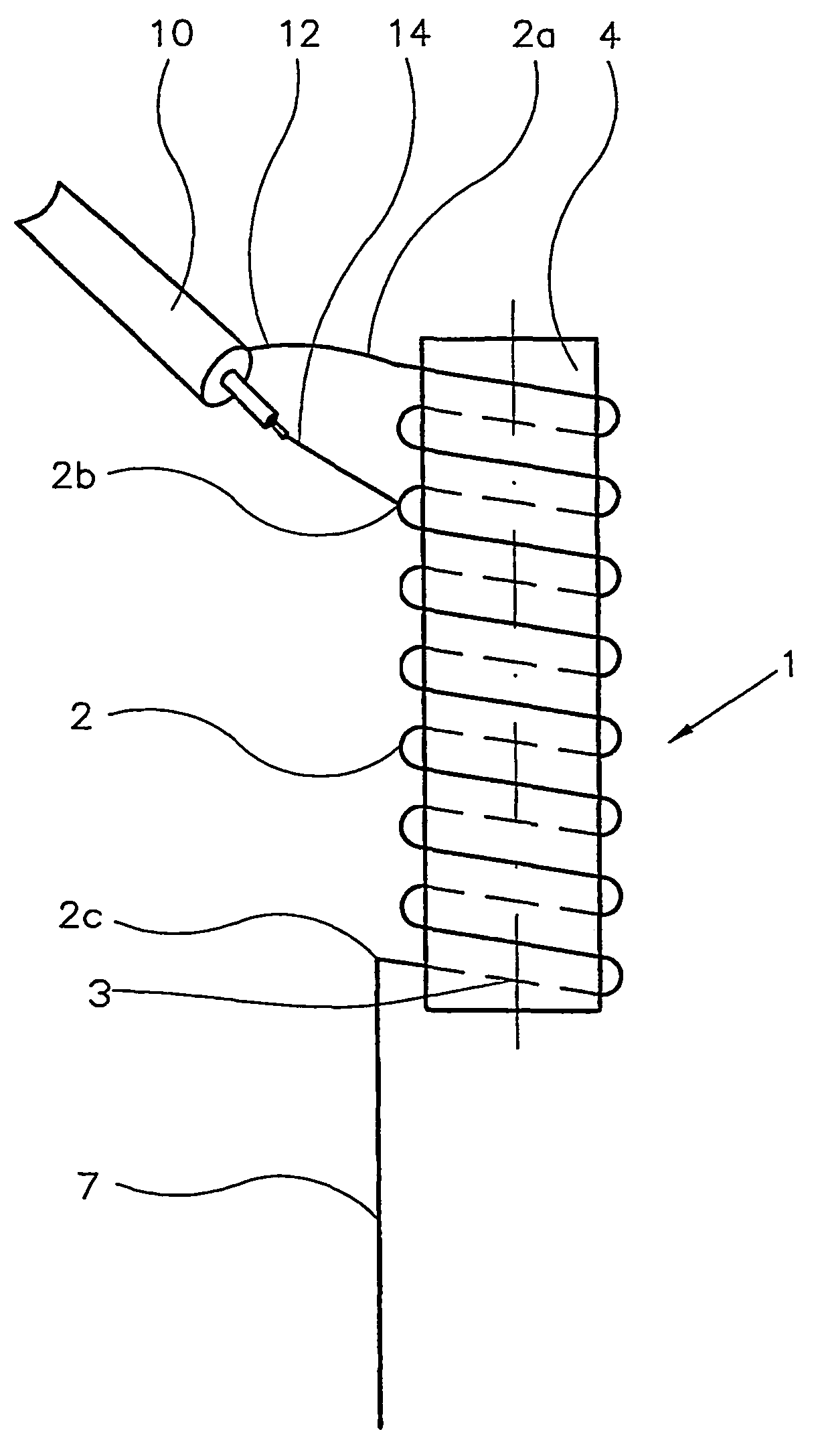 Helical coil, Magnetic core antenna