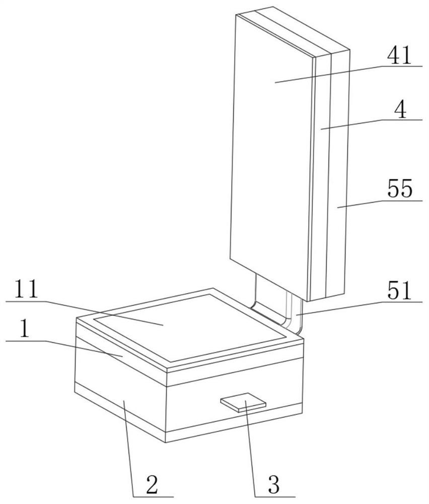 Electronic tag for preventing management and control equipment from flowing