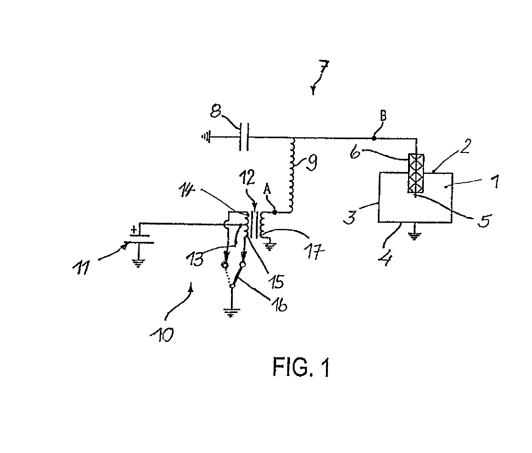 Method for Igniting a Fuel-Air Mixture of a Combustion Chamber, Particularly in an Internal Combustion Engine by Generating a Corona Discharge