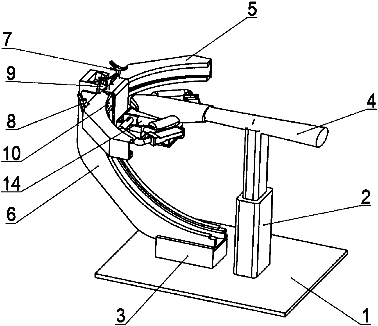 Forearm fracture reduction hand clamping device