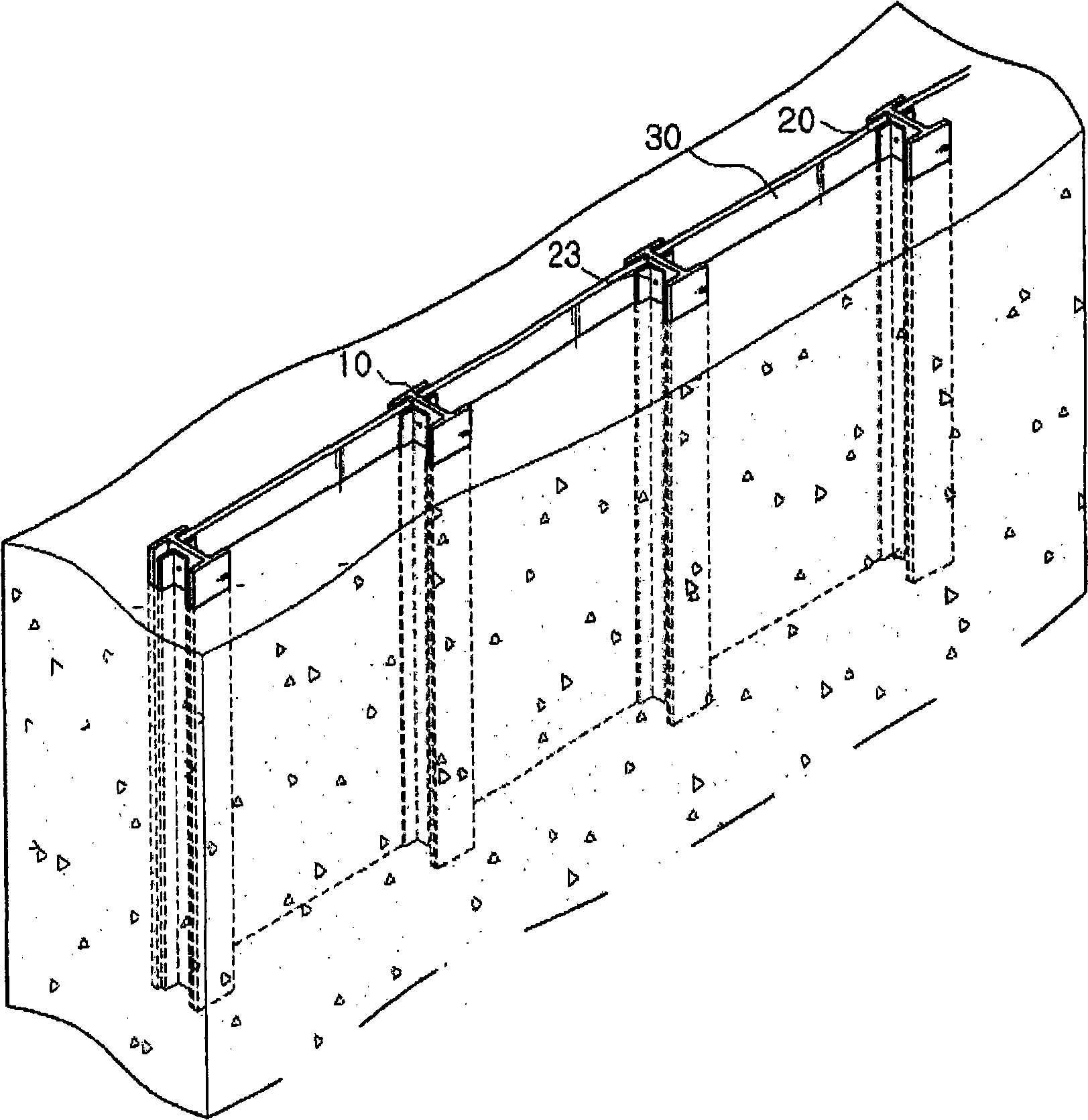 Soil guard structure and establishment method