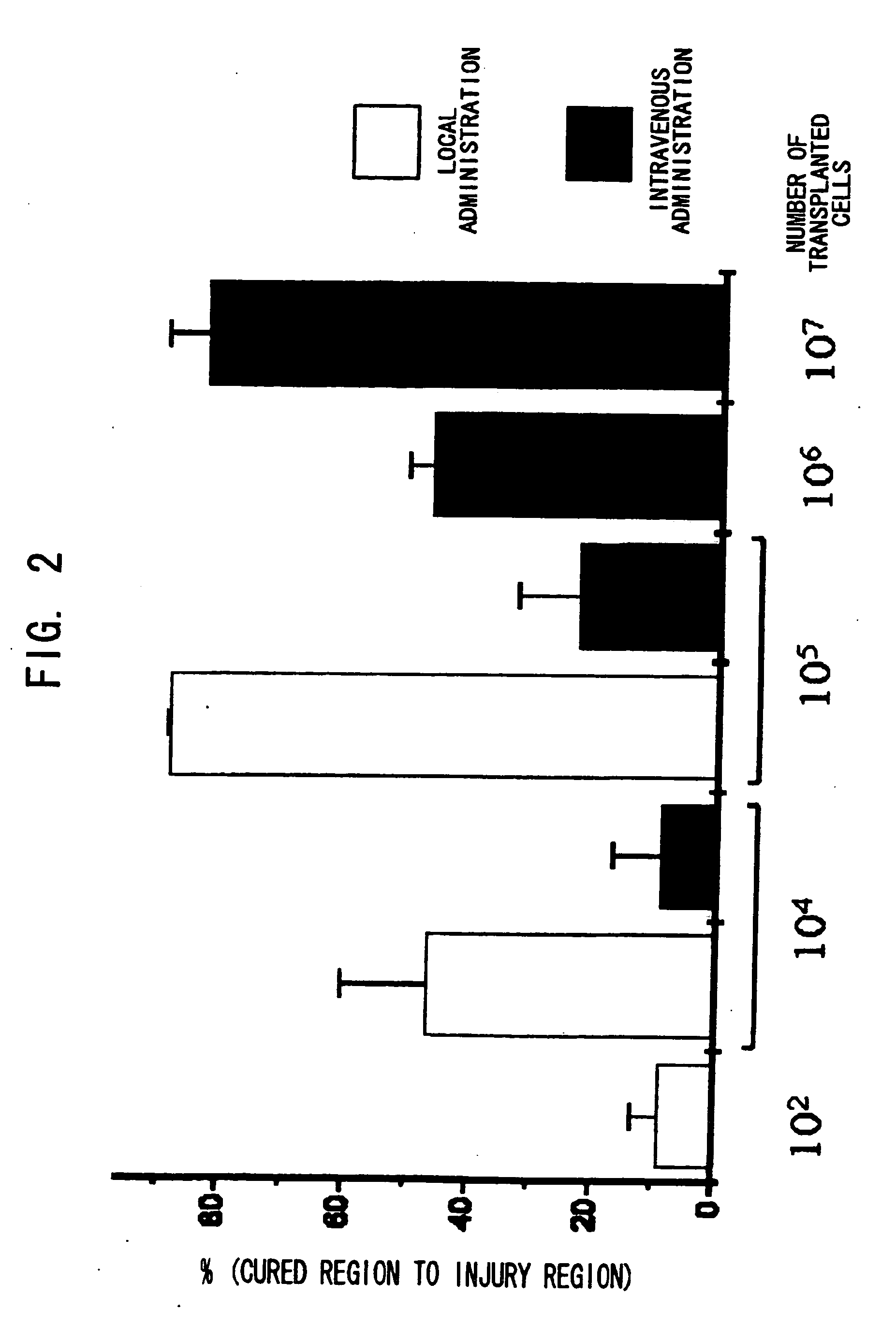 Internally administered therapeutic agents for cranial nerve diseases comprising mesenchymal cells as an active ingredient