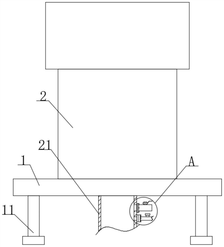 Manual auxiliary treatment system for slag bonding at bottom of gasification furnace