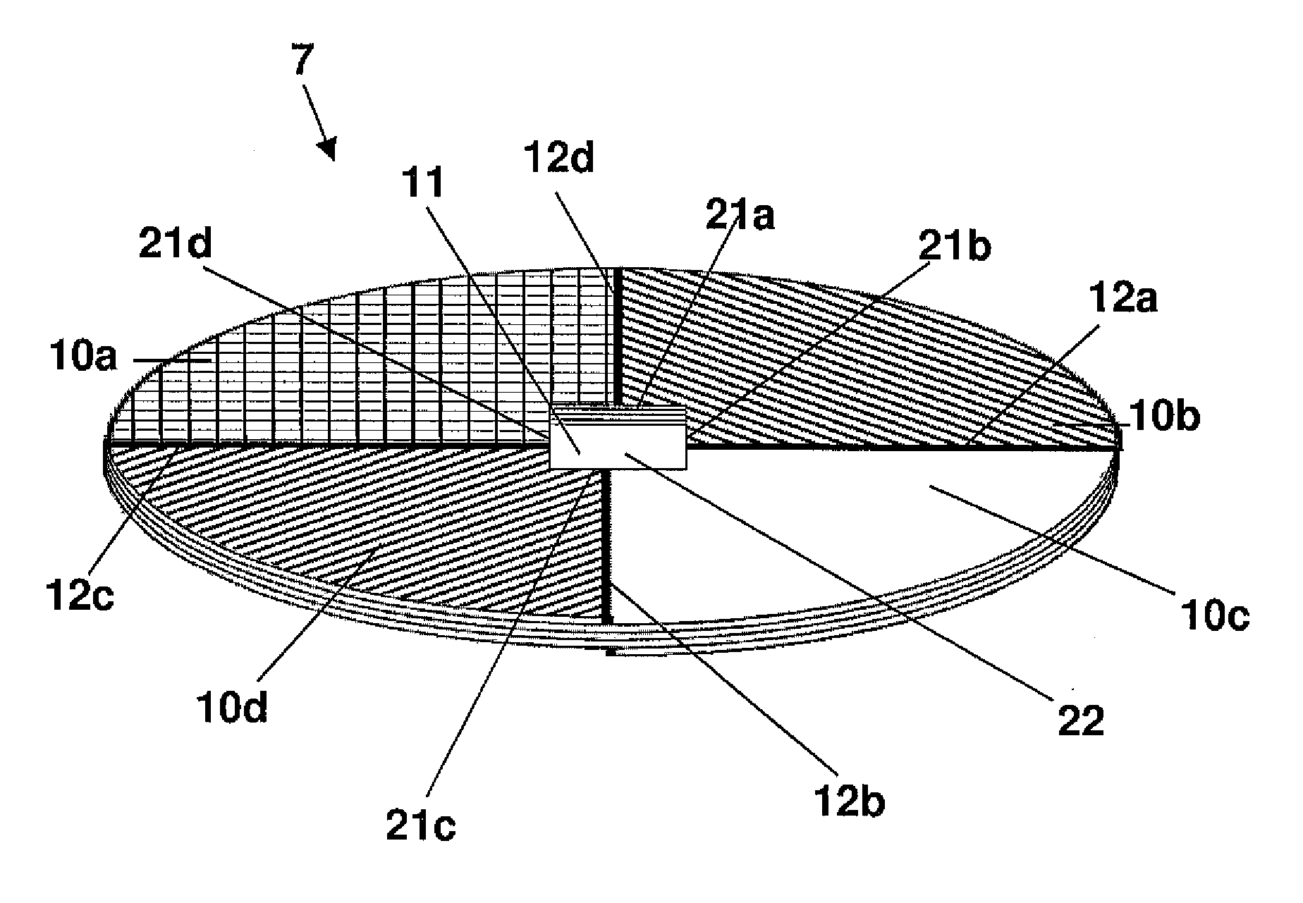 Rotationally symmetrical tool for cutting material surfaces and method for the production of such a tool
