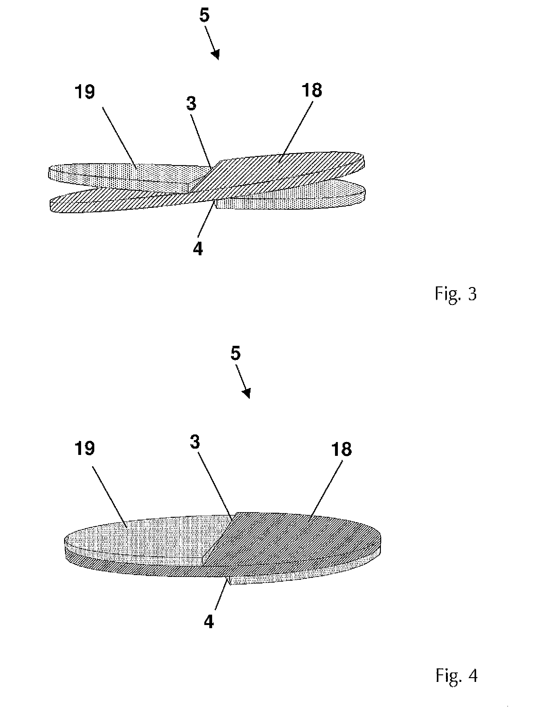 Rotationally symmetrical tool for cutting material surfaces and method for the production of such a tool