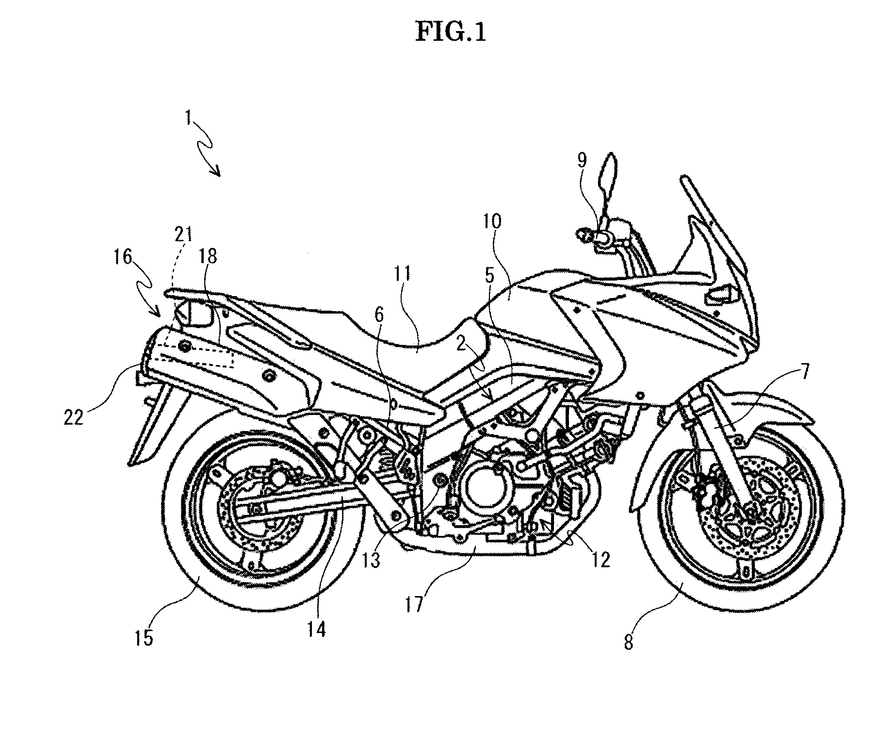 Muffler of internal combustion engine