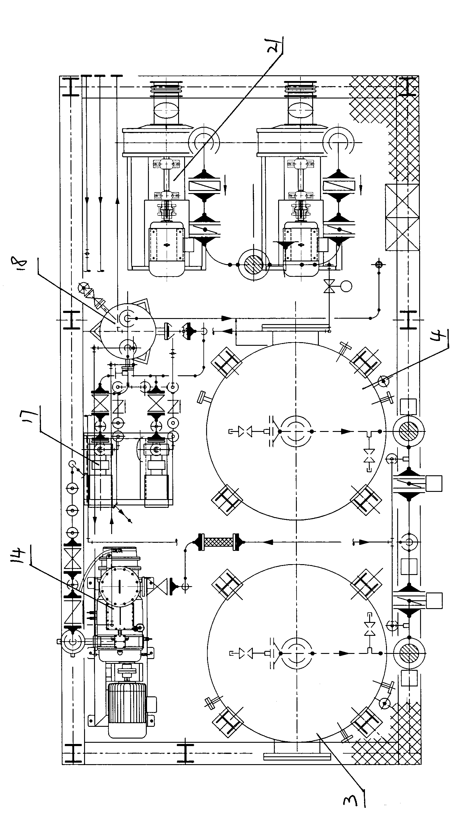 Integrated exhaust gas recovery device