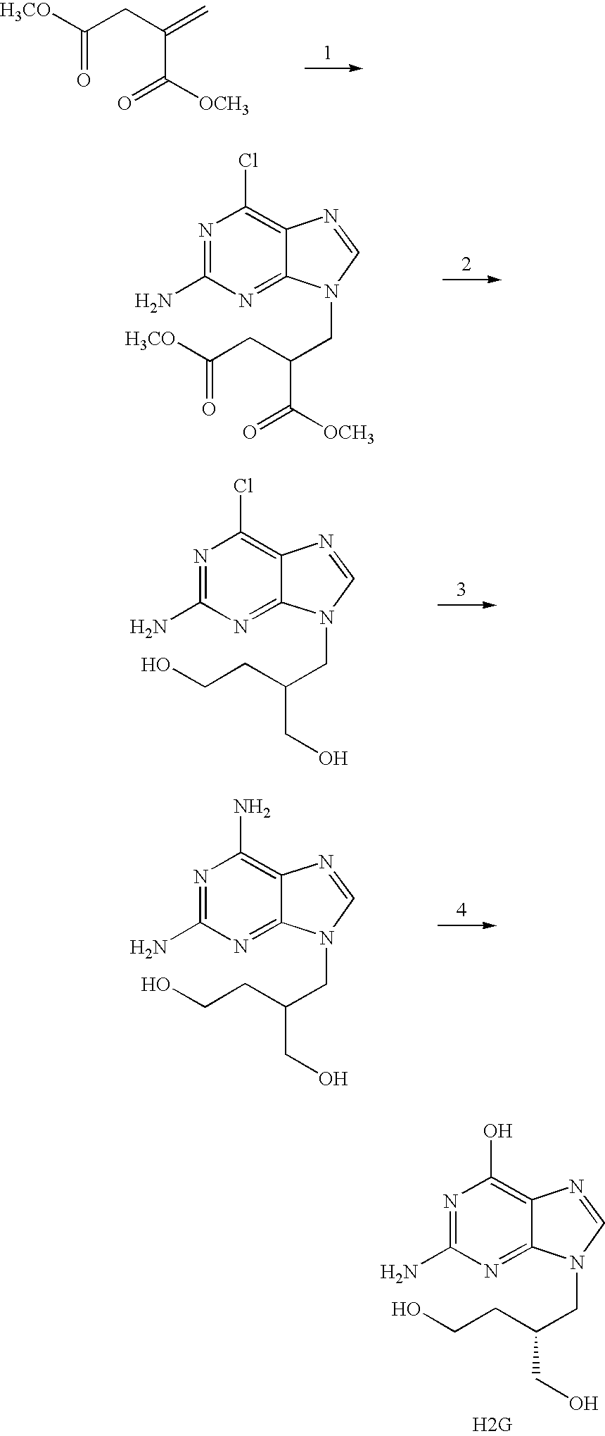 Synthesis of acyclic nucleoside derivatives