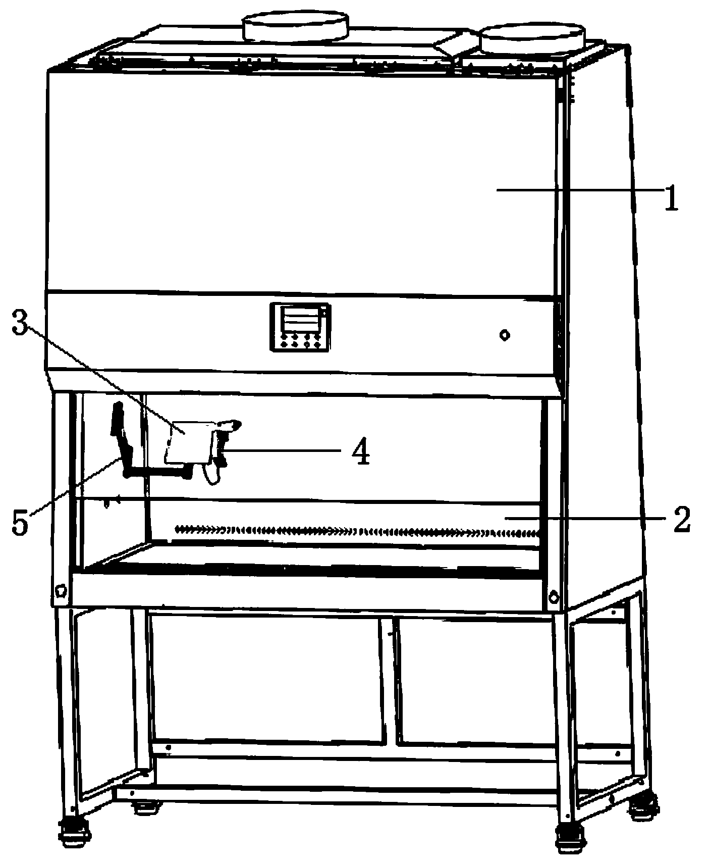 Biological safety cabinet capable of recording and processing dispensing data