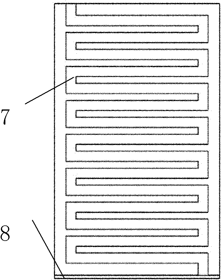 Clamping-pressure-formation-based proton exchange membrane fuel cell metal bipolar plate processing method