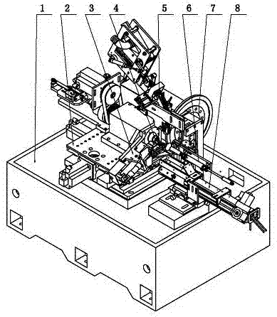 Once-forming valve grinding machine