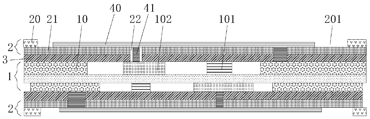 Multi-layer flexible circuit board for shielding signal line and manufacturing method of multi-layer flexible circuit board
