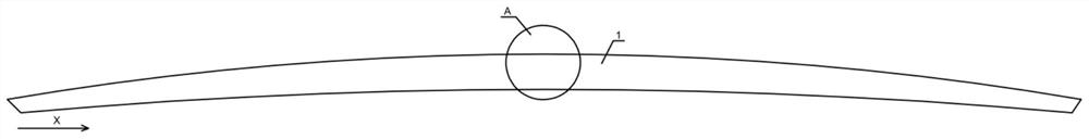 Pantograph carbon contact strip abrasion detection system