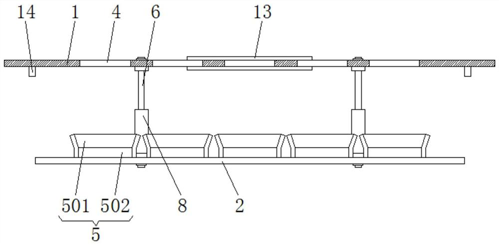 Multifunctional rapid loading and unloading goods shelf tray for cosmetic production