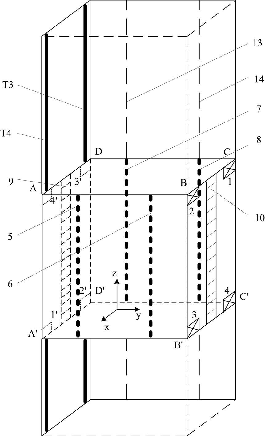 Magnetic suspension elevator guiding system and control method thereof