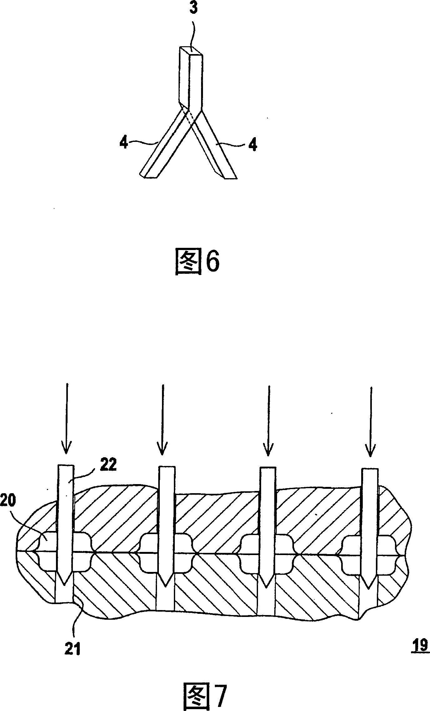 Press-in contact and method for the production thereof