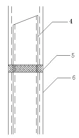 Construction method of exterior hidden frame supported glass curtain wall